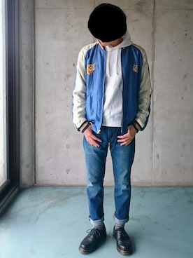 「テーラー東洋」｜「アイテム（ジャケット/アウター）」を使った、Yuukiさん（メンズ・168cm）の秋コーディネート