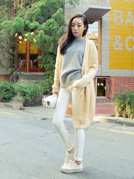 STYLENANDAさん（レディース・164cm）の冬コーディネート