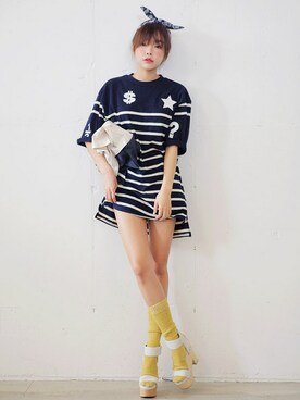 「 ボーダー柄」｜STYLENANDAさん（レディース・164cm）の春コーディネート