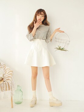 「STYLENANDA（スタイルナンダ）のアイテム（サンダル）」を使った、STYLENANDAさん（レディース・164cm）の春コーディネート