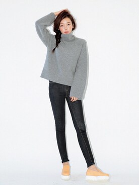 「 ハイネック」｜STYLENANDAさん（レディース・164cm）の秋コーディネート