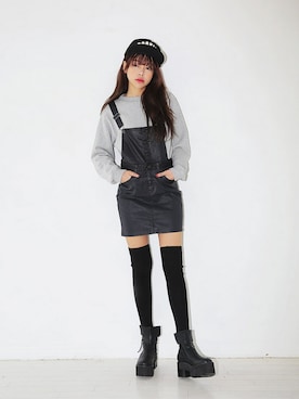 「STYLENANDA」｜STYLENANDAさん（レディース・164cm）の冬コーディネート