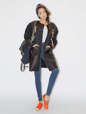 「STYLENANDA」｜STYLENANDAさん（レディース・162cm）の冬コーディネート