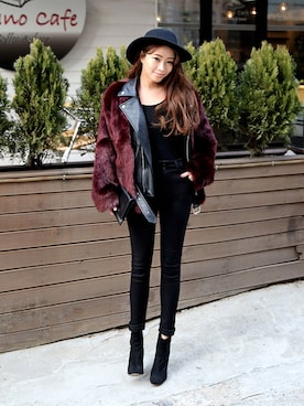 「STYLENANDA」｜STYLENANDAさん（レディース・162cm）の冬コーディネート