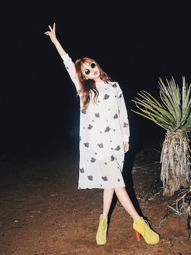 「STYLENANDA」｜「アイテム（ワンピース/ドレス）」を使った、STYLENANDAさん（レディース・164cm）の春コーディネート