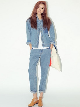 「エコバッグ」｜STYLENANDAさん（レディース・166cm）の春コーディネート