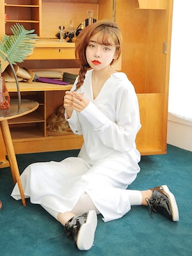 「STYLENANDA」｜STYLENANDAさん（レディース・164cm）の春コーディネート