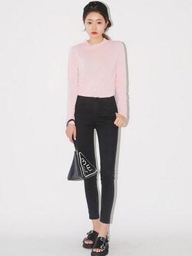 「 キャップ」｜「アイテム（財布/小物）」を使った、STYLENANDAさん（レディース・166cm）の春コーディネート
