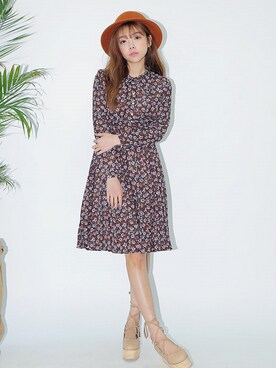 「STYLENANDA」｜「アイテム（ワンピース/ドレス）」を使った、STYLENANDAさん（レディース・164cm）の春コーディネート