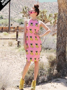 「STYLENANDA」｜「アイテム（ワンピース/ドレス）」を使った、STYLENANDAさん（レディース・166cm）の春コーディネート