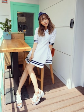 「厚底」｜STYLENANDAさん（レディース・164cm）の春コーディネート