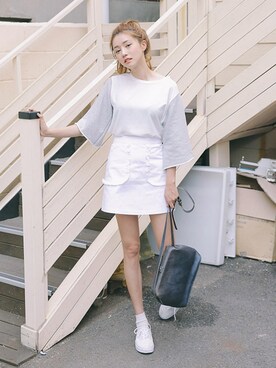 「STYLENANDA」｜STYLENANDAさん（レディース・166cm）の春コーディネート