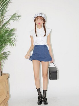 「マーメイド」｜「アイテム（その他）」を使った、STYLENANDAさん（レディース・164cm）の春コーディネート