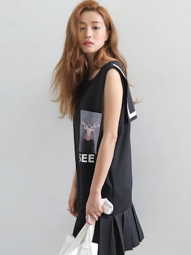 「STYLENANDA」｜「アイテム（ワンピース/ドレス）」を使った、STYLENANDAさん（レディース・166cm）の春コーディネート