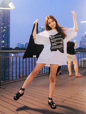 「STYLENANDA（スタイルナンダ）のアイテム」を使った、STYLENANDAさん（レディース・164cm）の夏コーディネート