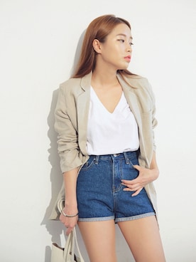 「STYLENANDA」｜STYLENANDAさん（レディース・162cm）の夏コーディネート