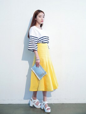 「STYLENANDA」｜STYLENANDAさん（レディース・162cm）の夏コーディネート
