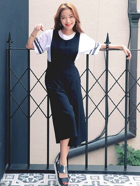 「STYLENANDA」｜STYLENANDAさん（レディース・162cm）の夏コーディネート