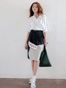 「STYLENANDA」｜STYLENANDAさん（レディース・166cm）の夏コーディネート