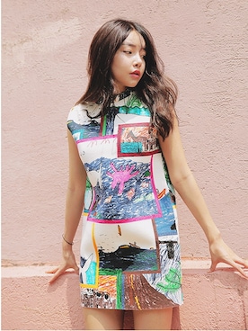 「STYLENANDA」｜「アイテム（ワンピース/ドレス）」を使った、STYLENANDAさん（レディース・164cm）の夏コーディネート