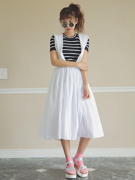 「STYLENANDA」｜STYLENANDAさん（レディース・164cm）の夏コーディネート