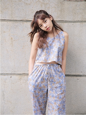 「足長効果」｜「アイテム（その他）」を使った、STYLENANDAさん（レディース・164cm）の夏コーディネート