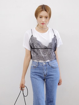「海外セレブ風」｜「アイテム（その他）」を使った、STYLENANDAさん（レディース・166cm）の夏コーディネート