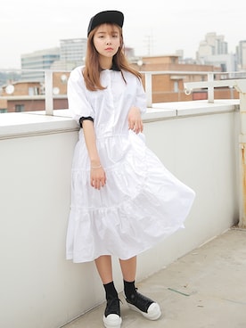 「STYLENANDA」｜「アイテム（ワンピース/ドレス）」を使った、STYLENANDAさん（レディース・164cm）の夏コーディネート