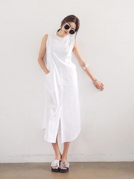 「STYLENANDA（スタイルナンダ）のアイテム（ワンピース/ドレス）」を使った、STYLENANDAさん（レディース・166cm）の夏コーディネート
