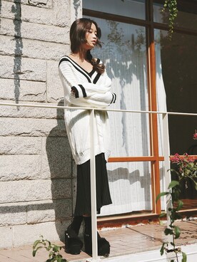 「STYLENANDA（スタイルナンダ）のアイテム（ワンピース/ドレス）」を使った、STYLENANDAさん（レディース・162cm）の秋コーディネート