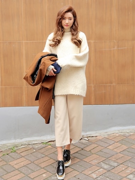「STYLENANDA」｜STYLENANDAさん（レディース・166cm）の秋コーディネート