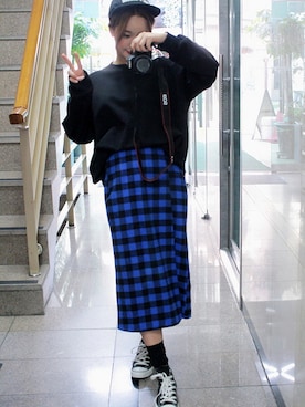 「アイテム（ファンデーション）」を使った、STYLENANDAさん（レディース・164cm）の秋コーディネート