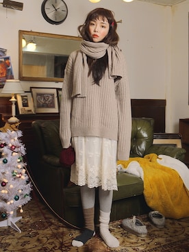 「 スタイルナンダ」｜STYLENANDAさん（レディース・164cm）の冬コーディネート