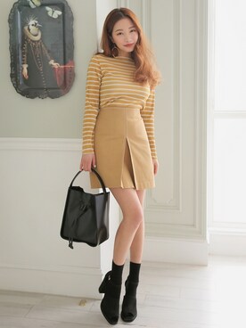 「STYLENANDA（スタイルナンダ）のアイテム」を使った、STYLENANDAさん（レディース・164cm）の春コーディネート