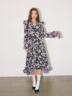 「 ロングワンピース」｜STYLENANDAさん（レディース・164cm）の春コーディネート
