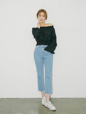 「 オフショル」｜STYLENANDAさん（レディース・164cm）の春コーディネート