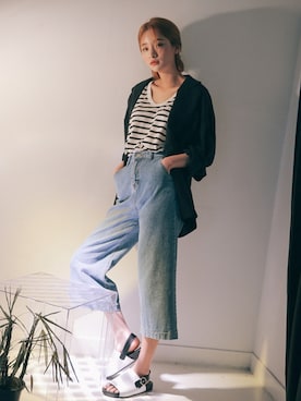 「 サンダル」｜STYLENANDAさん（レディース・165cm）の春コーディネート