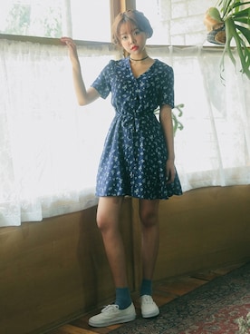 「 ホワイト」｜STYLENANDAさん（レディース・164cm）の夏コーディネート