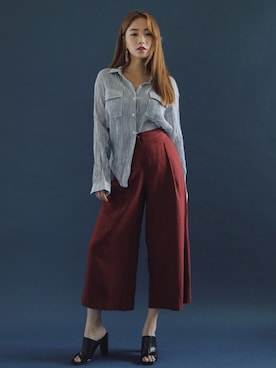 「STYLENANDA（スタイルナンダ）のアイテム（トップス）」を使った、STYLENANDAさん（レディース・162cm）の夏コーディネート