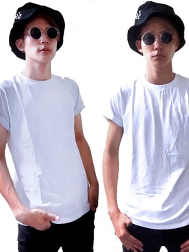 「アイテム（おもちゃ、ブラック系）」を使った、ryota sasakiさん（メンズ・172cm）の夏コーディネート