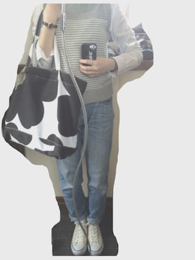 もふさん（レディース・162cm）の春コーディネート