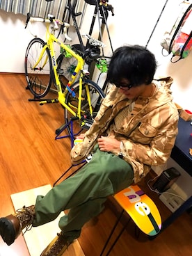 「Ptolemy48（トレミー48）のアイテム」を使った、yo_Hey!さん（メンズ・178cm）の秋コーディネート