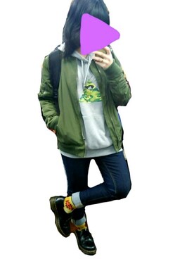 「Dr. Martens（ドクターマーチン）のDr.Martens (ドクターマーチン)/1461 3EYE GIBSON SHOES（その他シューズ）」を使った、きおさん（レディース・156cm）の冬コーディネート
