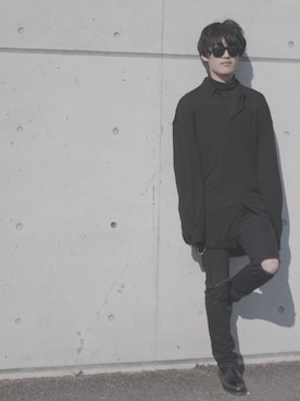 「EDIFICE（エディフィス）のアイテム（その他シューズ）」を使った、NaRiさん（メンズ・172cm）の秋コーディネート