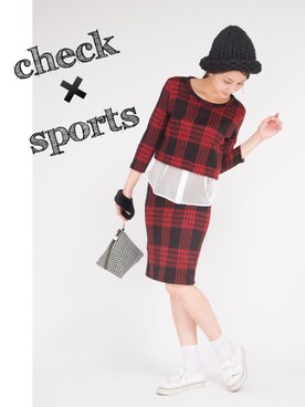 【Muel Chic】中村沙織さん（レディース・162cm）の春コーディネート