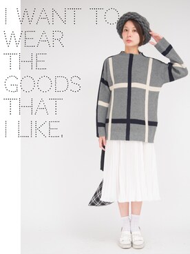 【Muel Chic】中村沙織さん（レディース・162cm）の夏コーディネート