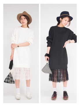 【Muel Chic】中村沙織さん（レディース・162cm）の秋コーディネート