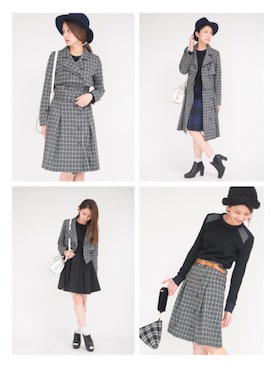 【Muel Chic】中村沙織さん（レディース・162cm）の秋コーディネート