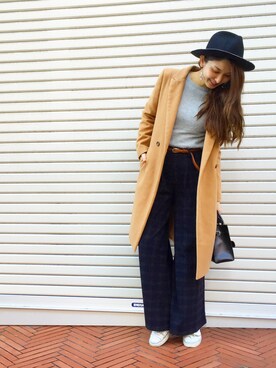 【Muel Chic】中村沙織さん(レディース・162cm)の冬コーディネート