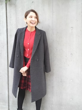 【Muel Chic】中村沙織さん(レディース・162cm)の冬コーディネート